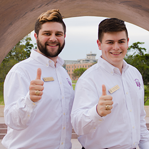 Andrew Baxter '18 and Michael Shaffer '18