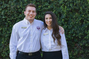 Martin Osorio '19 and Amy Burdette '20