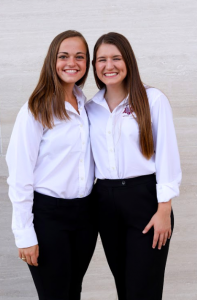 Lauren Kraus '19 and Sam Baxter '21