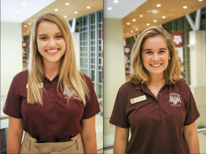 Ali Richter '21 and Erin Nugent '22